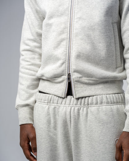 VESTE DOUBLE ZIP [GRIS]
