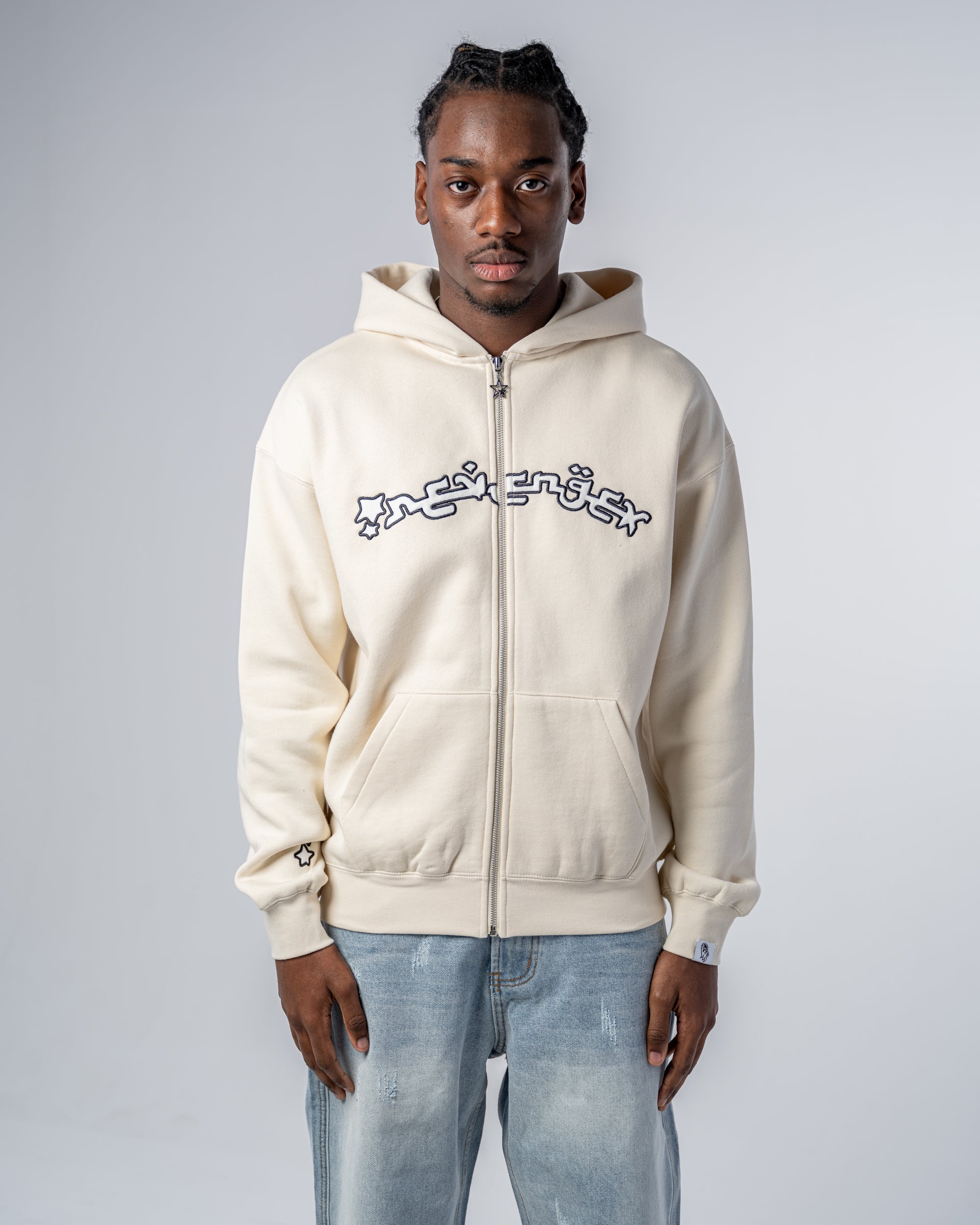 SWEAT ZIP ARABIC [BEIGE]