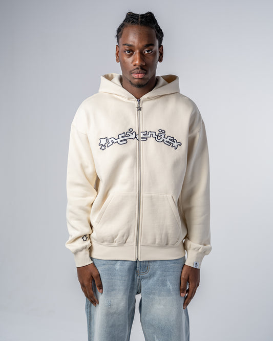 SWEAT ZIP ARABIC [BEIGE]