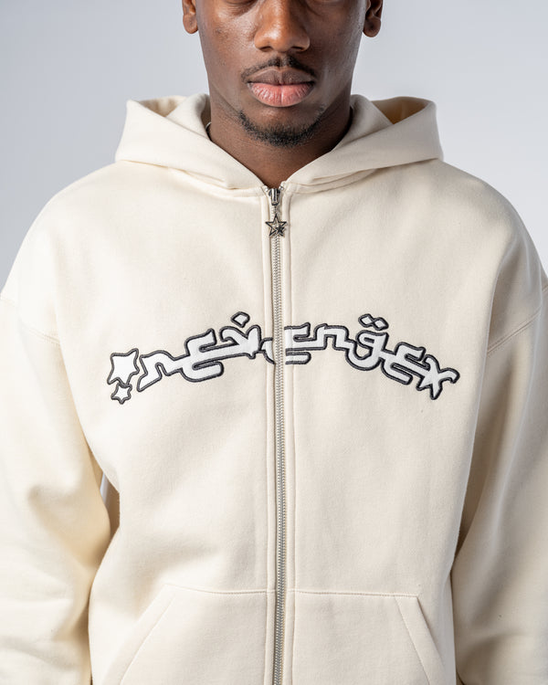 SWEAT ZIP ARABIC [BEIGE]