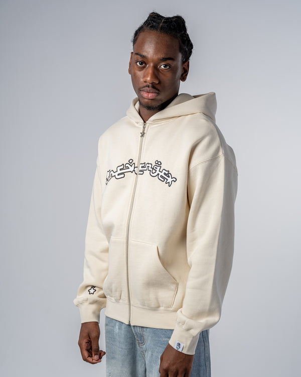 SWEAT ZIP ARABIC [BEIGE]