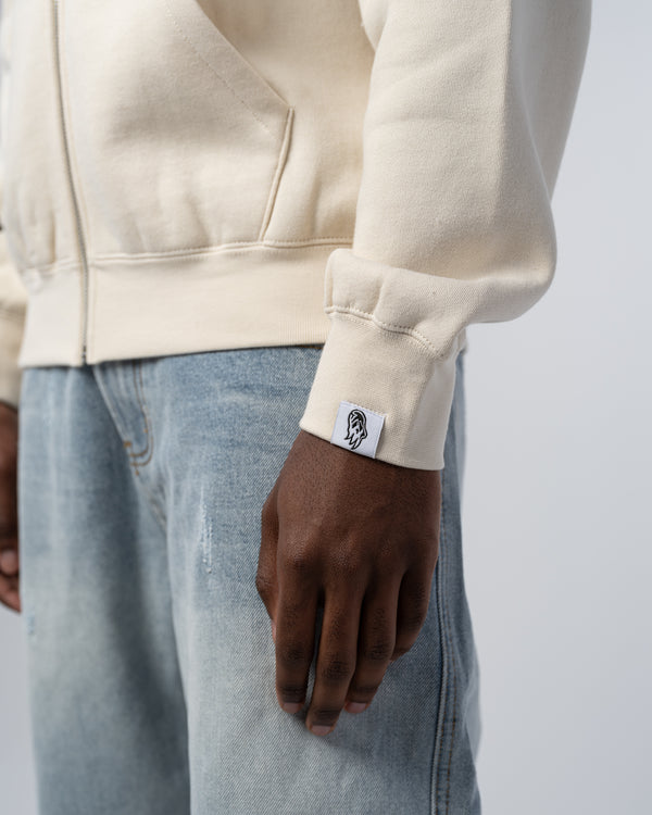 SWEAT ZIP ARABIC [BEIGE]