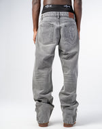 JEAN FLARE FIT ZIPPÉ [GRIS] thumbnail