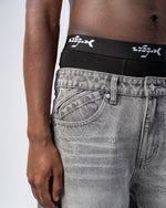 JEAN FLARE FIT ZIPPÉ [GRIS] thumbnail