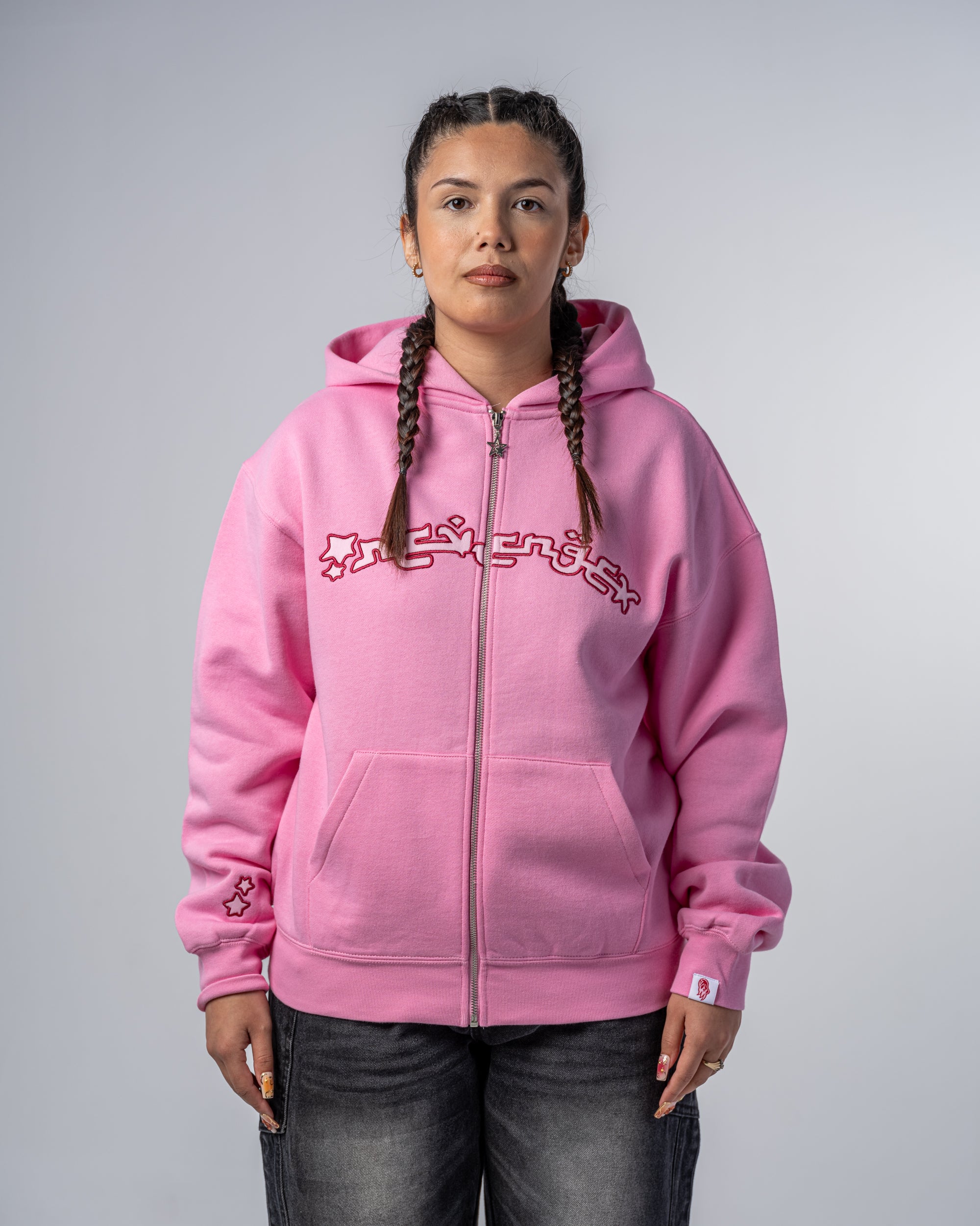 SWEAT ZIP ARABIC [ROSE]