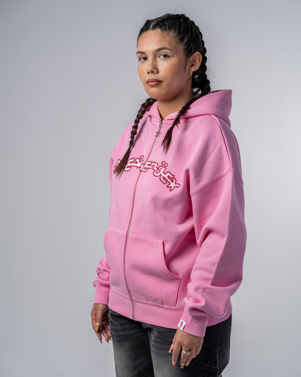 SWEAT ZIP ARABIC [ROSE]