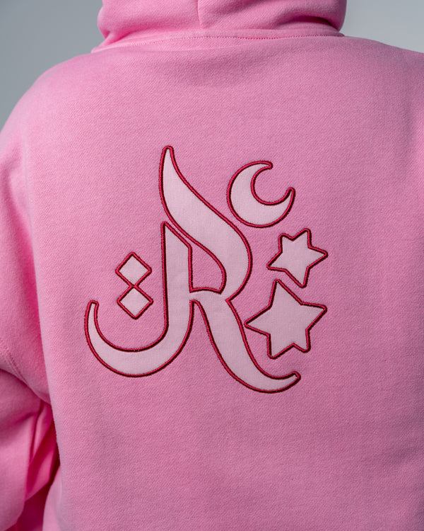 SWEAT ZIP ARABIC [ROSE]