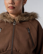 VESTE CROP FOURRURE [MOCHA] thumbnail